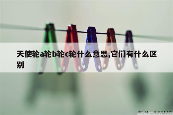 天使轮a轮b轮c轮什么意思,它们有什么区别