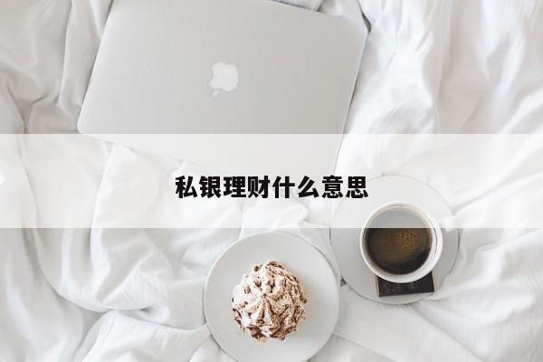 私银理财什么意思