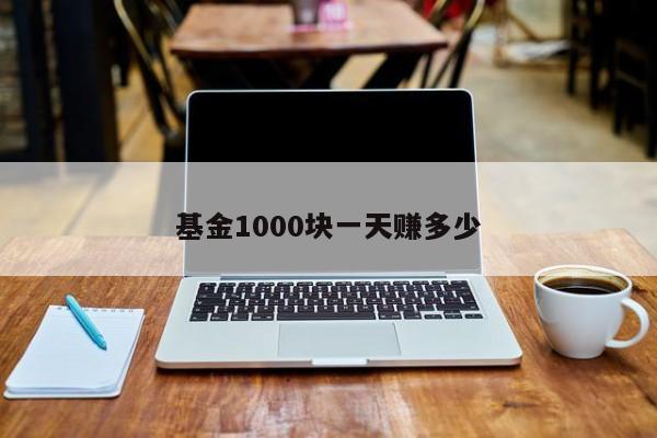 基金1000块一天赚多少